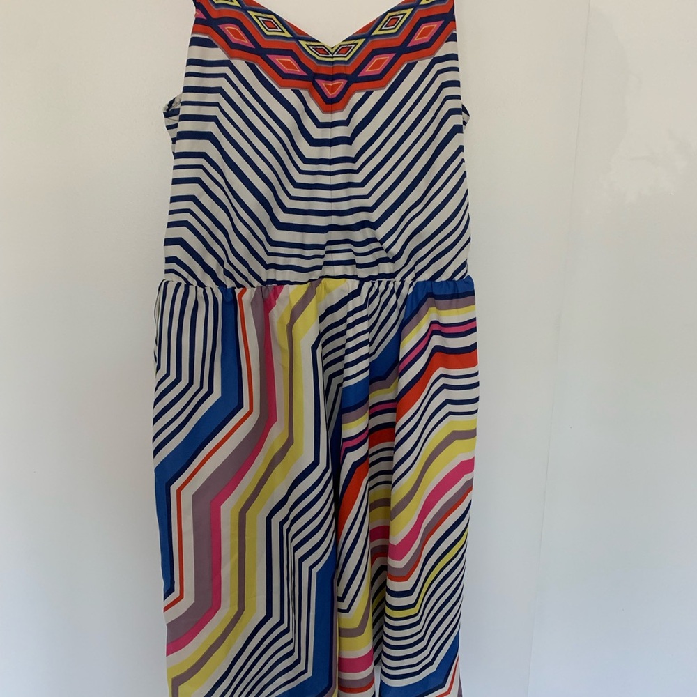 LC Lauren Conrad Multicolor Striped Backless Dress